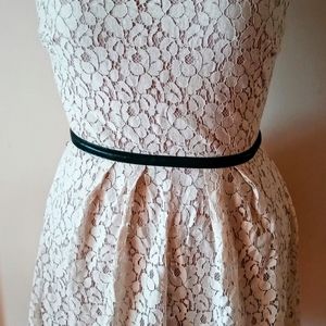 lace & leather party dress by Speechless
